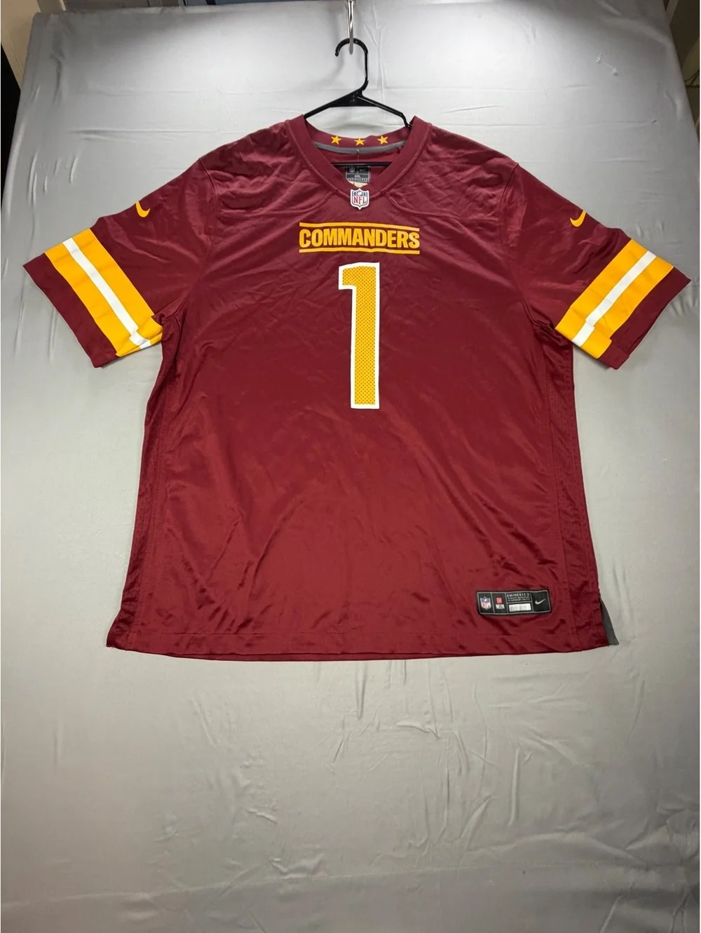 Nike Washington Commanders #1 Samuel Sr. NFL Game Jersey 2XL